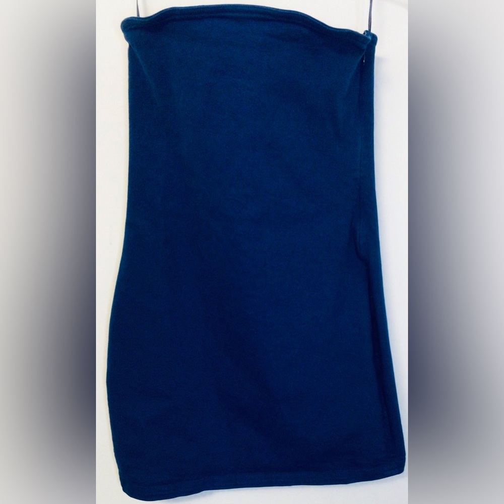 Zara Blue Strapless Dress size medium - Picture 1 of 5